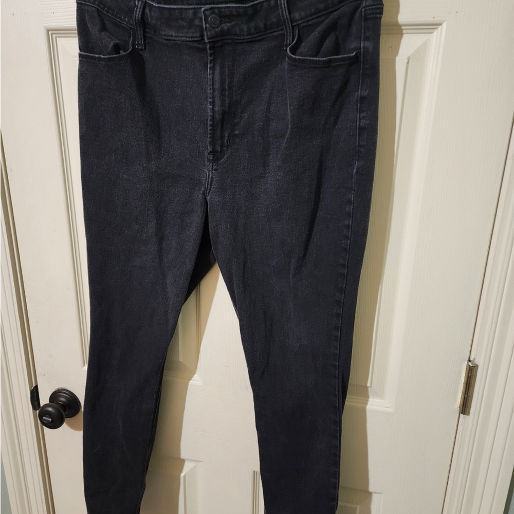Old Navy Women's Skinny Jeans - Dark Blue